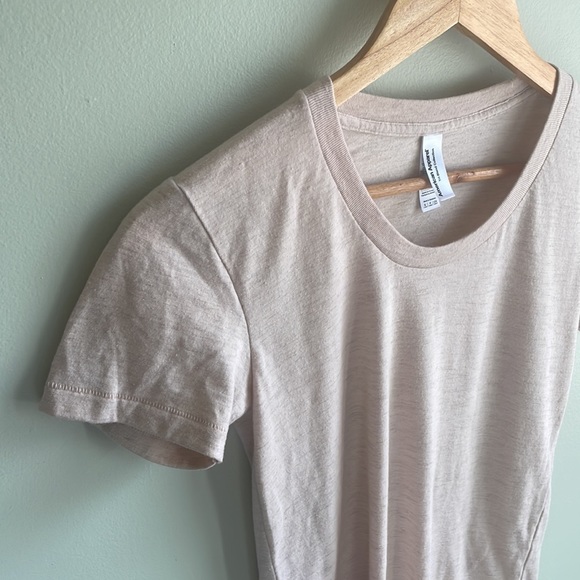 AMERICAN APPAREL || Tri-Blend Slim Fit Crewneck TriCreole Pink Size Small - Picture 8 of 13